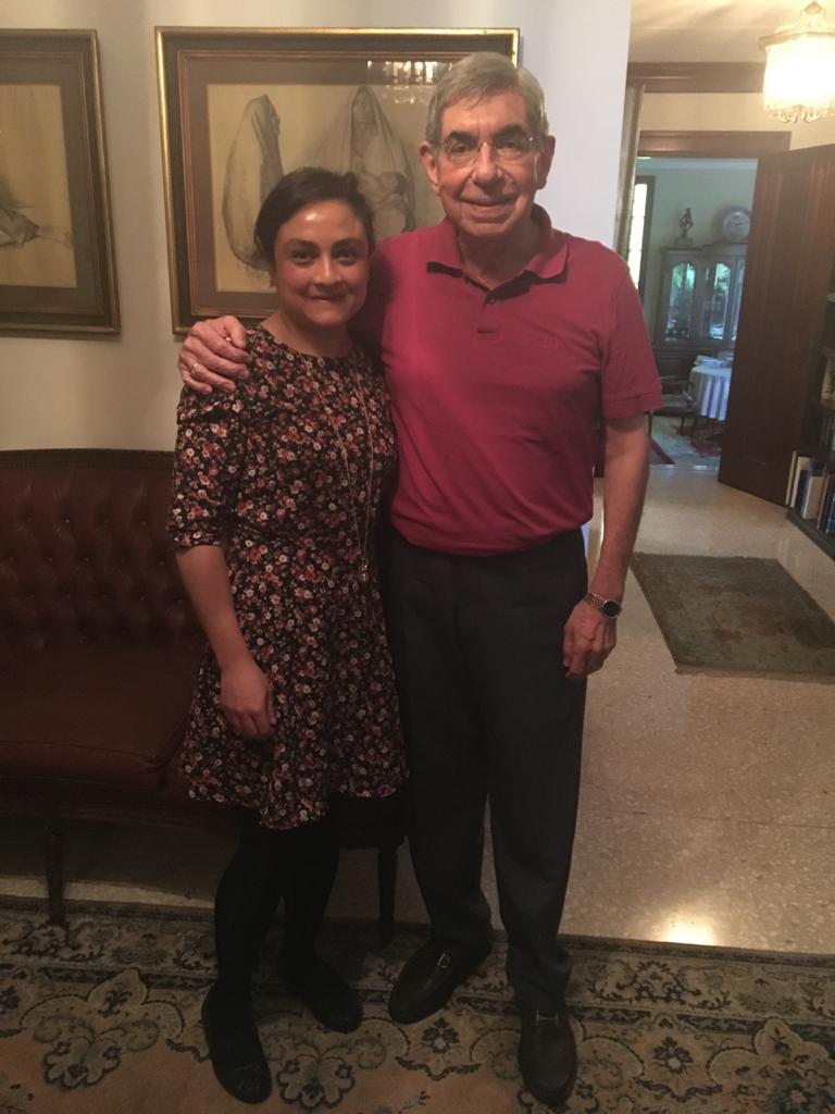 Visita al premio Nobel de la Paz